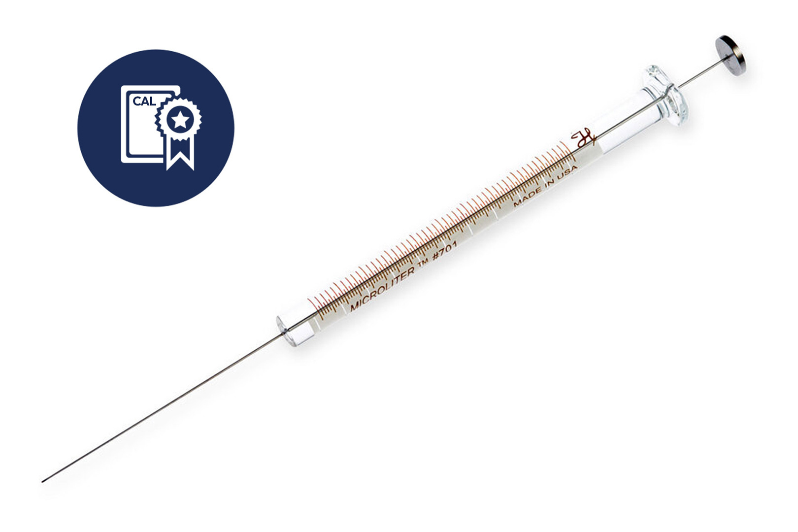 10 µL, Microliter Syringe, Cemented Needle (N), Multipack | PN: 80366